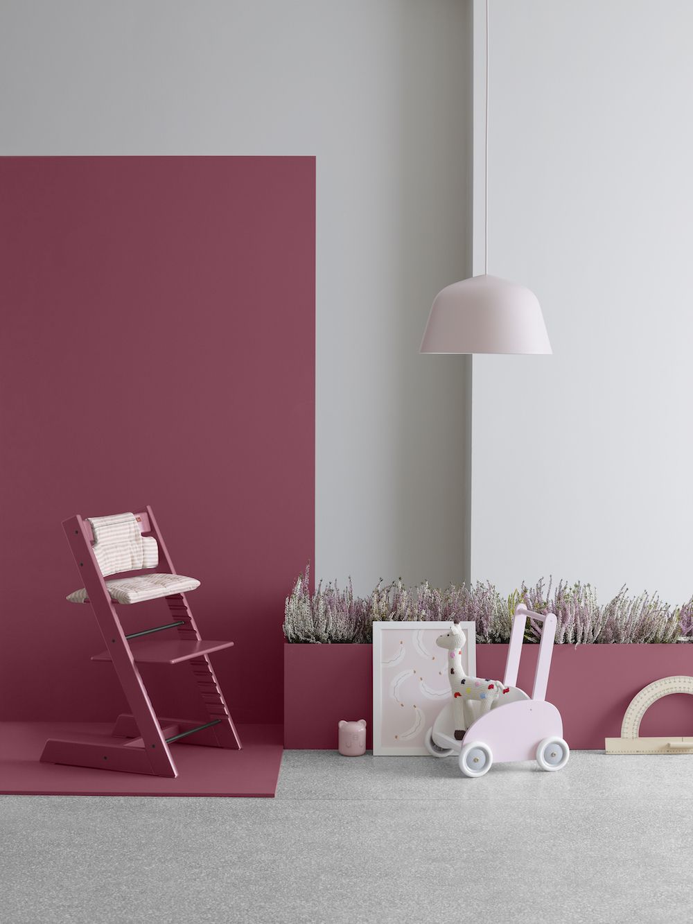 Stokke Tripp Trapp kleurencollectie nieuw Heather Pink Moss